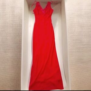 JODY CALIFORNIA Long Red Dress Size 3